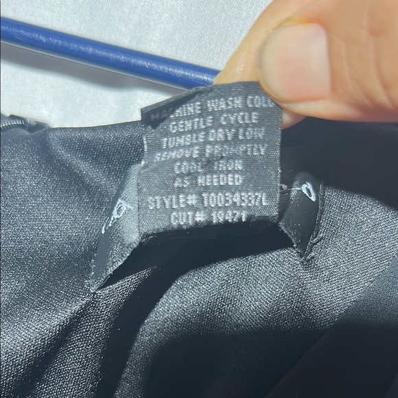 Connected Women Apparel Elegant Black Midi Dress Size 14W Preowned - Picture 3 of 9